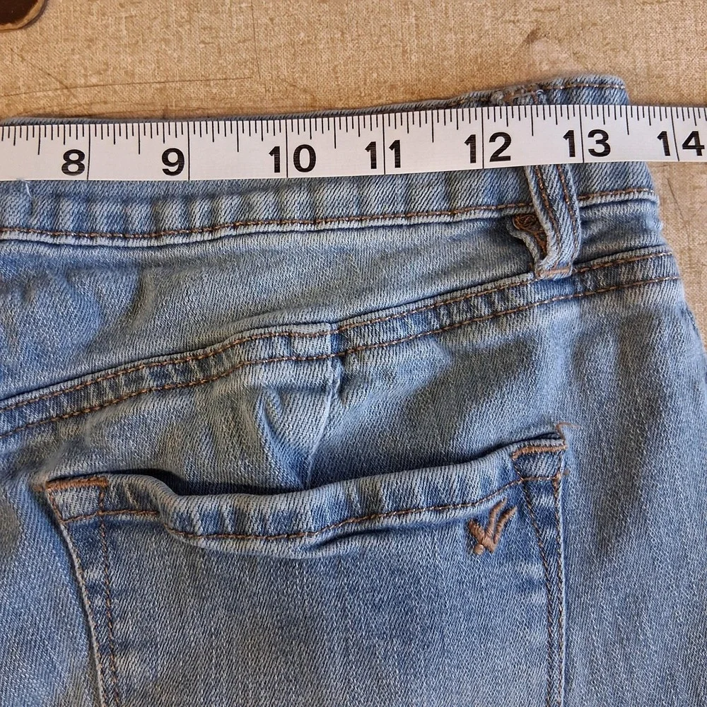 William Rast Crop‎ Flare 2 Tone Uneven Hem Jeans Pre-Owned 27